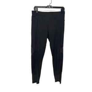 Victoria's Secret Sport tight black mesh athletic leggings women's size large